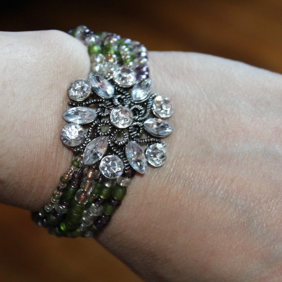 Beautiful Handmade Bracelet Small Wrist EUC - Picture 5 of 6